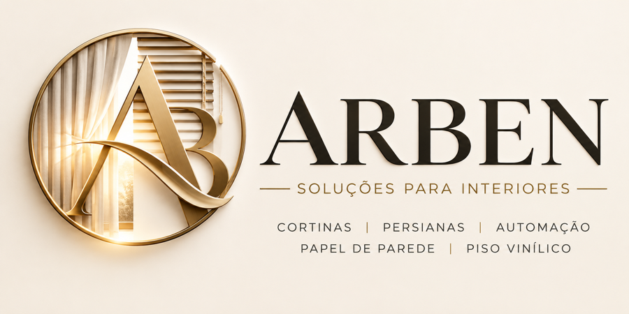 Arben — Soluções para interiores: cortinas, persianas, automação, papel de parede e piso vinílico